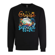 2024 Cruise Squad Cruising Family Waterpaint Ship Vacation Graphic Tee Shirt