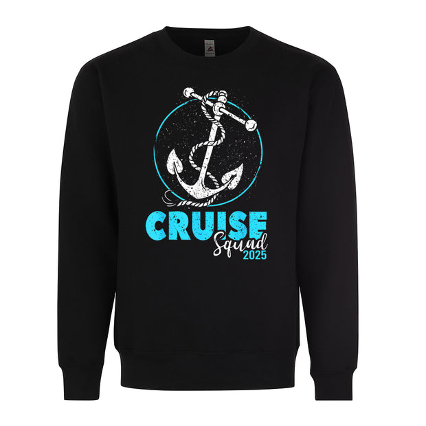 2025 Cruise Squad Cruising Anchor Vacation Friends Family Graphic Tee Shirt