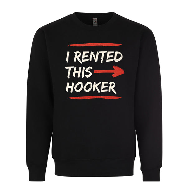 I Rented This Hooker Funny Adult Humor Premium Graphic Tee Shirt