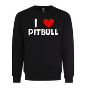 I Love Pitbull I Heart Pitbull Premium Fashion Graphic Tee Shirt