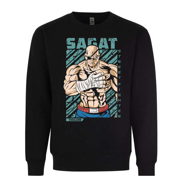 Street Fighter Sagat Video Martial Arts Gaming Tee Shirt