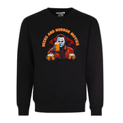 Halloween Beers and Horror Movies Michael Myers Distressed Graphic Tee Shirt