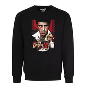 Scarface Tony Montana 80s Distressed Snapshot Graphic Tee Shirt