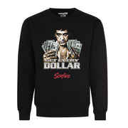 Scarface Tony Montana 80s Distressed Get Every Dollar Style Graphic Tee Shirt