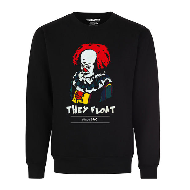 Pennywise It They Float Horror Serial Killer Halloween Terror Graphic Tee Shirt