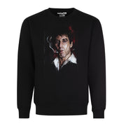 Scarface Tony Montana 80s Distressed portrait Graphic Tee Shirt