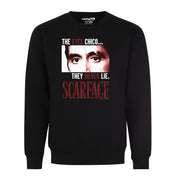 Scarface Tony Montana 80s The Eyes Never Lie Graphic Tee Shirt