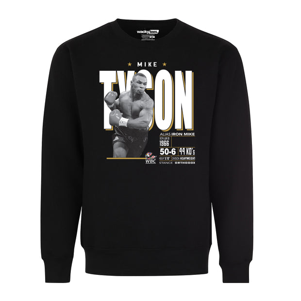 Mike Tyson Tale of the Tape Stats Boxing Champion Graphic Tee Shirt