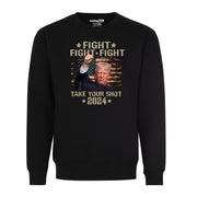 Trump 2024 America Fight Take Your Shot Bulletproof Graphic Tee Shirt