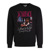 Scarface Tony Montana 80s Distressed I Always Tell The Truth Graphic Tee Shirt