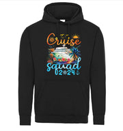 2024 Cruise Squad Cruising Family Waterpaint Ship Vacation Graphic Tee Shirt