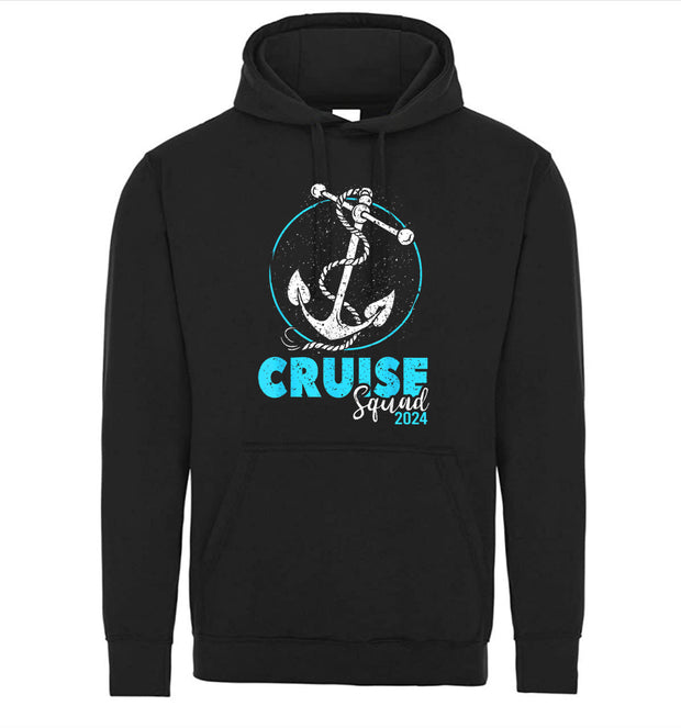 2024 Cruise Squad Cruising Anchor Vacation Friends Family Graphic Tee Shirt