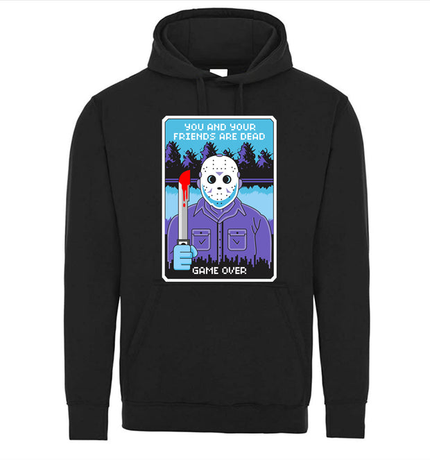 You and Your Friends are Dead Friday the 13th Jason Crystal Lake Graphic Tee Shirt