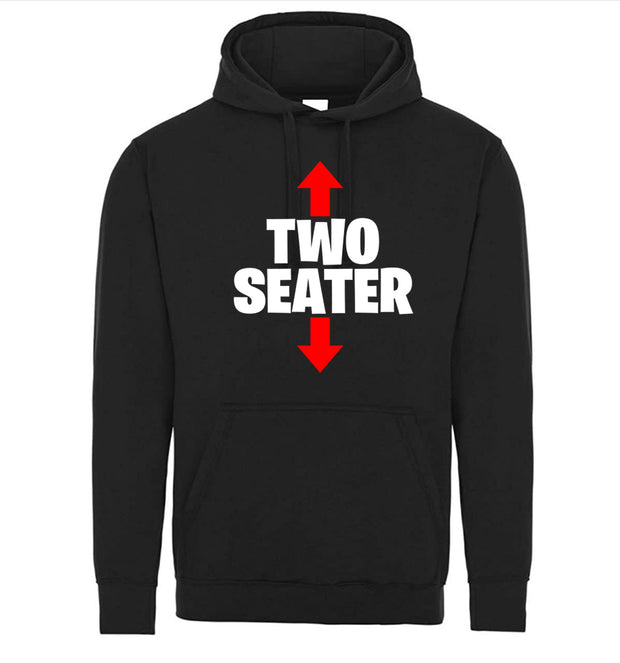 Two Seater Face and Bottom Seat Sexy Funny Adult Humor Graphic Tee Shirt