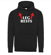 Leg Rests on Shoulders Arrows Funny Adult Humor Graphic Tee Shirt