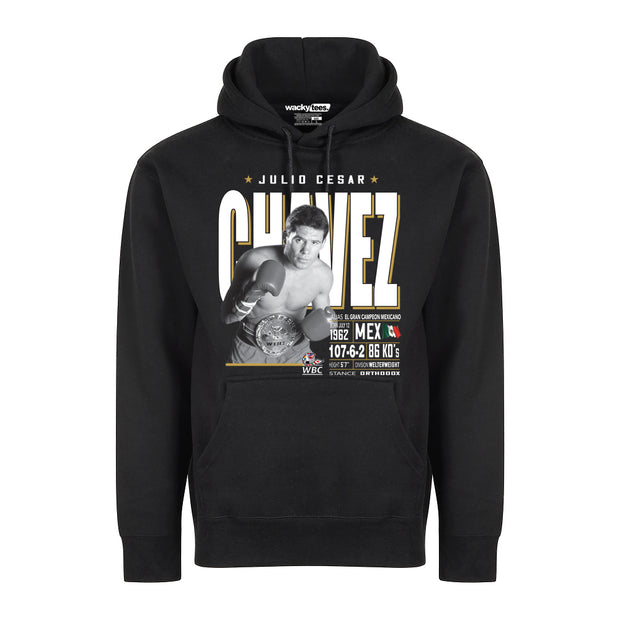 Julio Cesar Chavez Tale of the Tape Champion Stats Boxing Graphic Tee Shirt