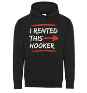 I Rented This Hooker Funny Adult Humor Premium Graphic Tee Shirt