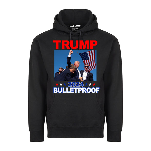 Trump 2024 Bulletproof Praying for Trump Graphic Tee Shirt