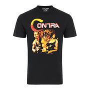 Contra War 80s Gaming Style Schwarzenegger Stallone Graphic Tee Shirt