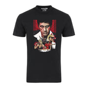 Scarface Tony Montana 80s Distressed Snapshot Graphic Tee Shirt