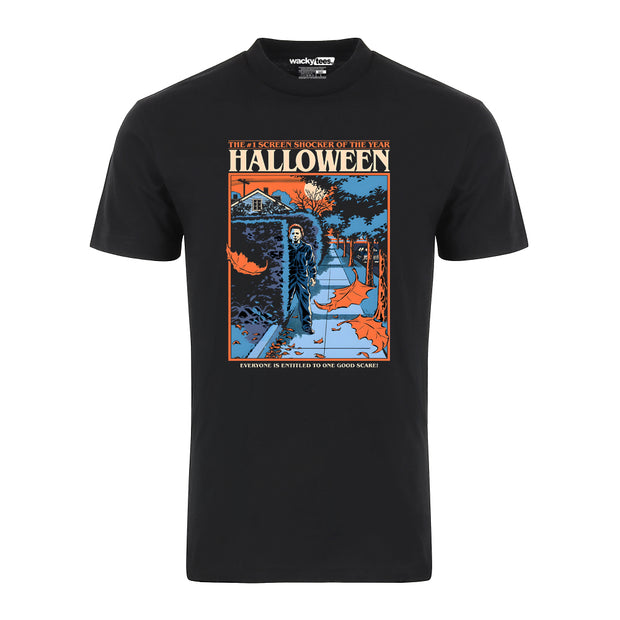 Halloween Everyone Entitled To One Good Scare Michael Graphic Tee Shirt