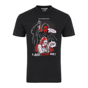 Scream Ghostface 1-800 Stab Me Horror Halloween Graphic Tee Shirt