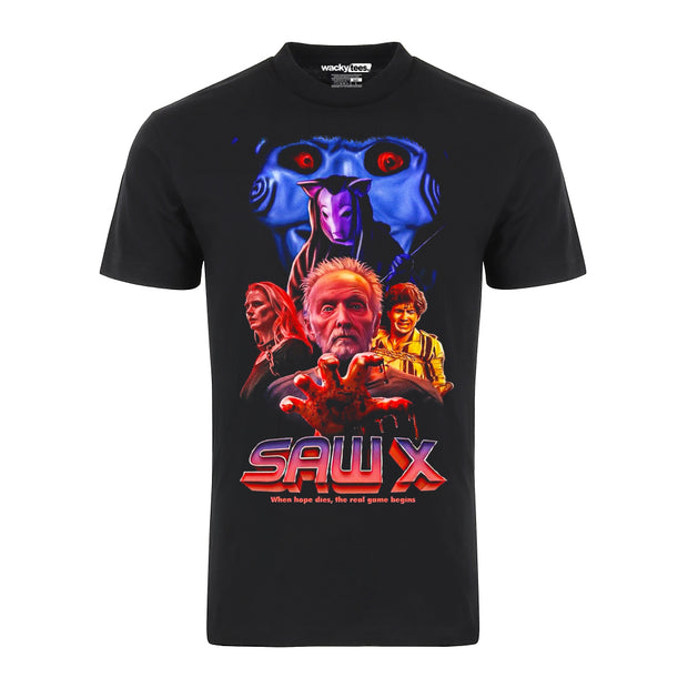 Saw X Jig Saw Horror Halloween Terror Graphic Tee Shirt