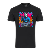 Michael Myers Retro Boombox Halloween Terror Horror Graphic Tee Shirt