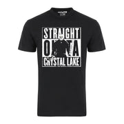 Friday the 13th Straight Outta Crystal Lake Distressed Graphic Tee Shirt