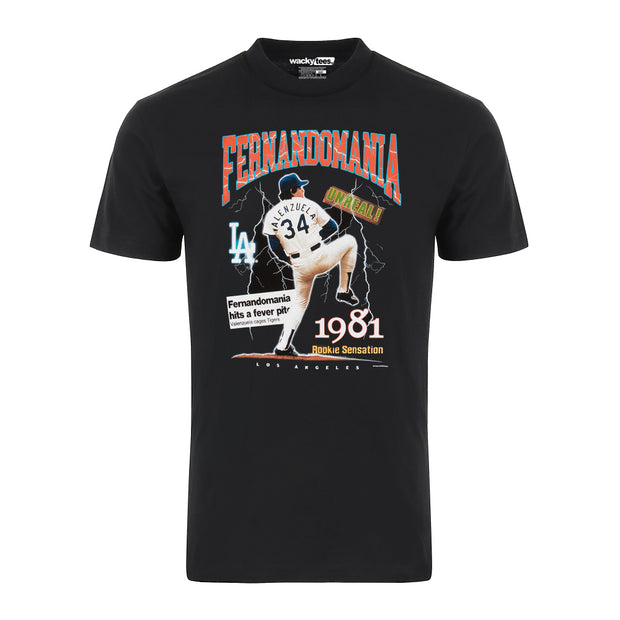 Fernandomania Rookie Sensation Legend Unreal Hall of Fame Graphic Tee Shirt