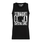 Friday the 13th Straight Outta Crystal Lake Distressed Graphic Tee Shirt