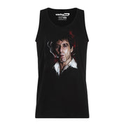 Scarface Tony Montana 80s Distressed portrait Graphic Tee Shirt