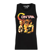 Contra War 80s Gaming Style Schwarzenegger Stallone Graphic Tee Shirt