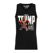 Donald Trump Tale of the Tape Boxing Stats Rocky Style Graphic Tee Shirt