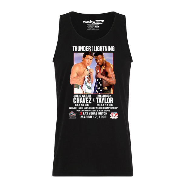 Julio Cesar Chavez Vs Taylor Fight 1990 Boxing Poster Graphic Tee Shirt