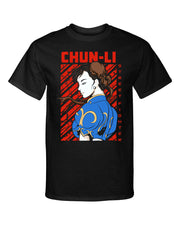 Street Fighter Chun Li Video Martial Arts Gaming Tee Shirt