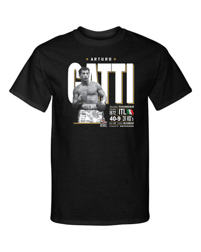 Arturo Gatti aka Thunder WBC Champion Boxer Boxing Style Graphic Tee Shirt