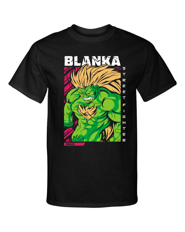 Street Fighter Blanka Video Martial Arts Gaming Tee Shirt