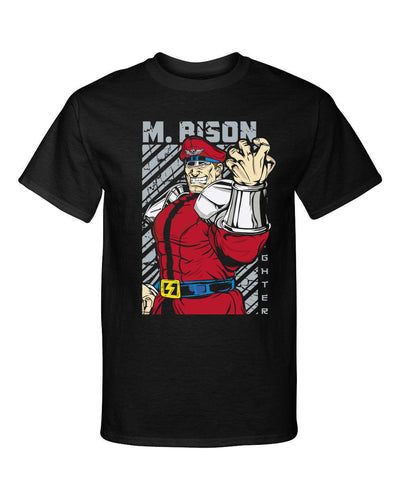 Street Fighter M Bison Video Martial Arts Gaming Tee Shirt