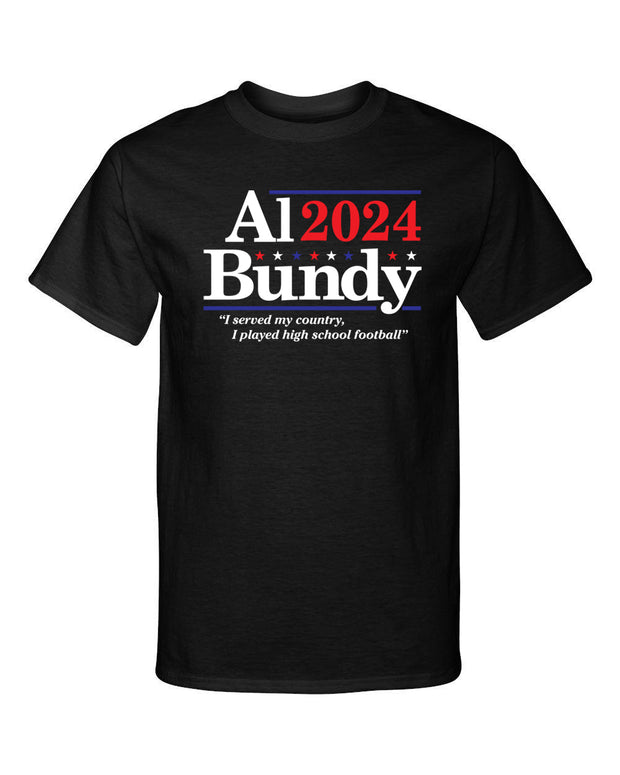 Al Bundy 2024 Campaign Parody Married with Children 80s 90s Graphic Tee Shirt