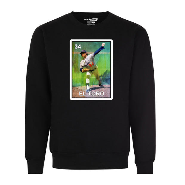 El Toro Fernando Valenzuela 34 Loteria Mexican Bingo The Bull Graphic Tee Shirt