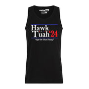 Hawk Tuah 2024 Spit On That Thang Viral Election Style Graphic Tee Shirt