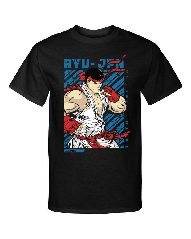 Street Fighter Ryu Japan Video Martial Arts Gaming Tee Shirt