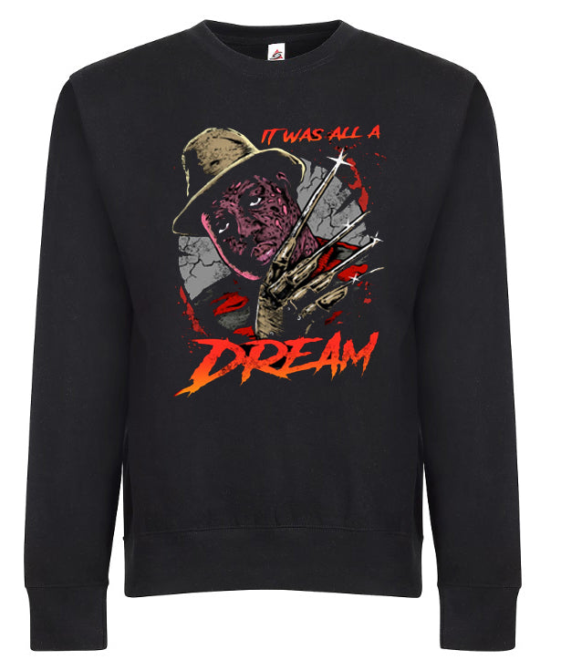 It Was All A Dream Notorious Nightmare BIG Horror Killer Distressed Tee Shirt