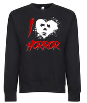 I Love Horror Halloween Michael Myers Horror Killer Style Graphic Tee Shirt