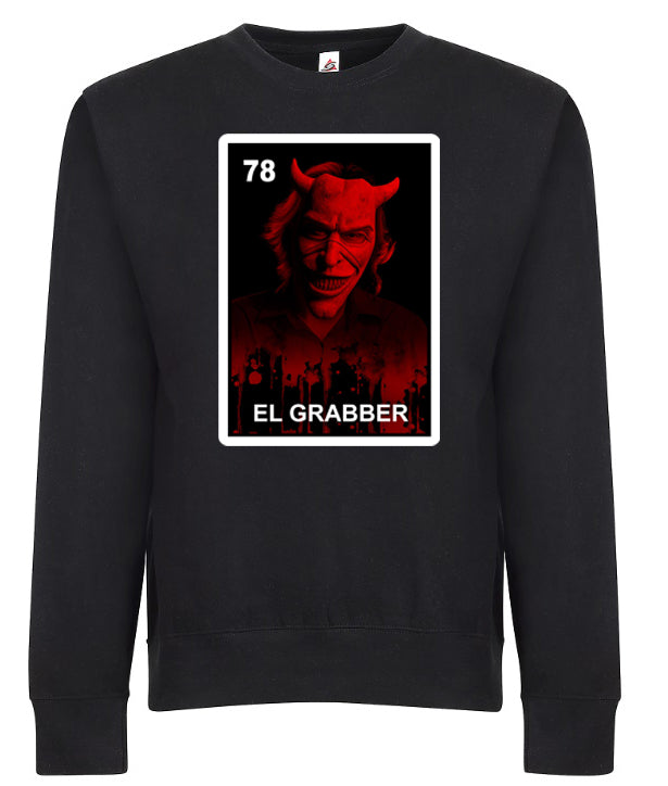 El Grabber Black Phone HHN Horror Halloween Loteria Mexican Bingo Style Graphic Tee Shirt