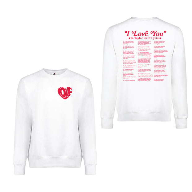 Love I Love You Lyrics Taylor Fashion Concert Graphic Tee Shirt