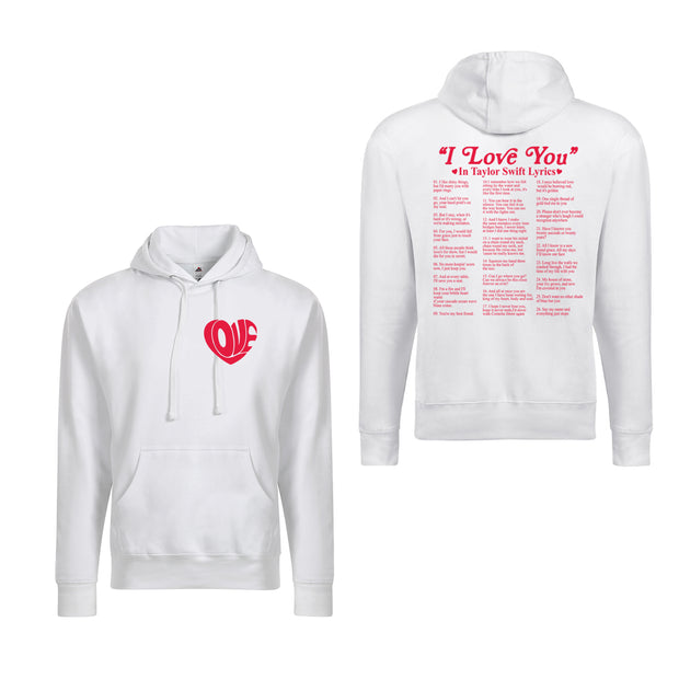 Love I Love You Lyrics Taylor Fashion Concert Graphic Tee Shirt