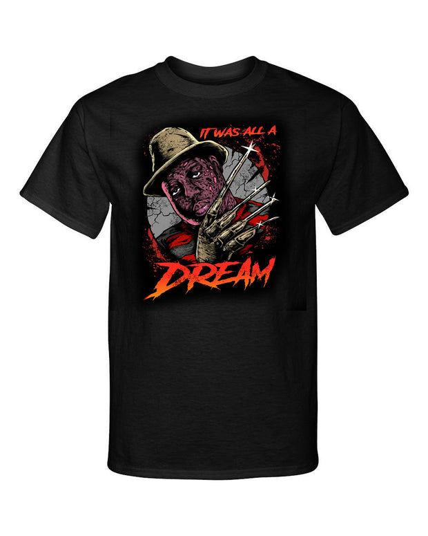 It Was All A Dream Notorious Nightmare BIG Horror Killer Distressed Tee Shirt