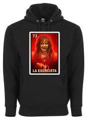 The Exorcist La Exorcista Loteria Mexican Bingo Tarot Card Halloween Horror Graphic Tee Shirt